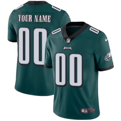 Nike Philadelphia Eagles Customized Midnight Green Team Color Stitched Vapor Untouchable Limited Men's NFL Jersey